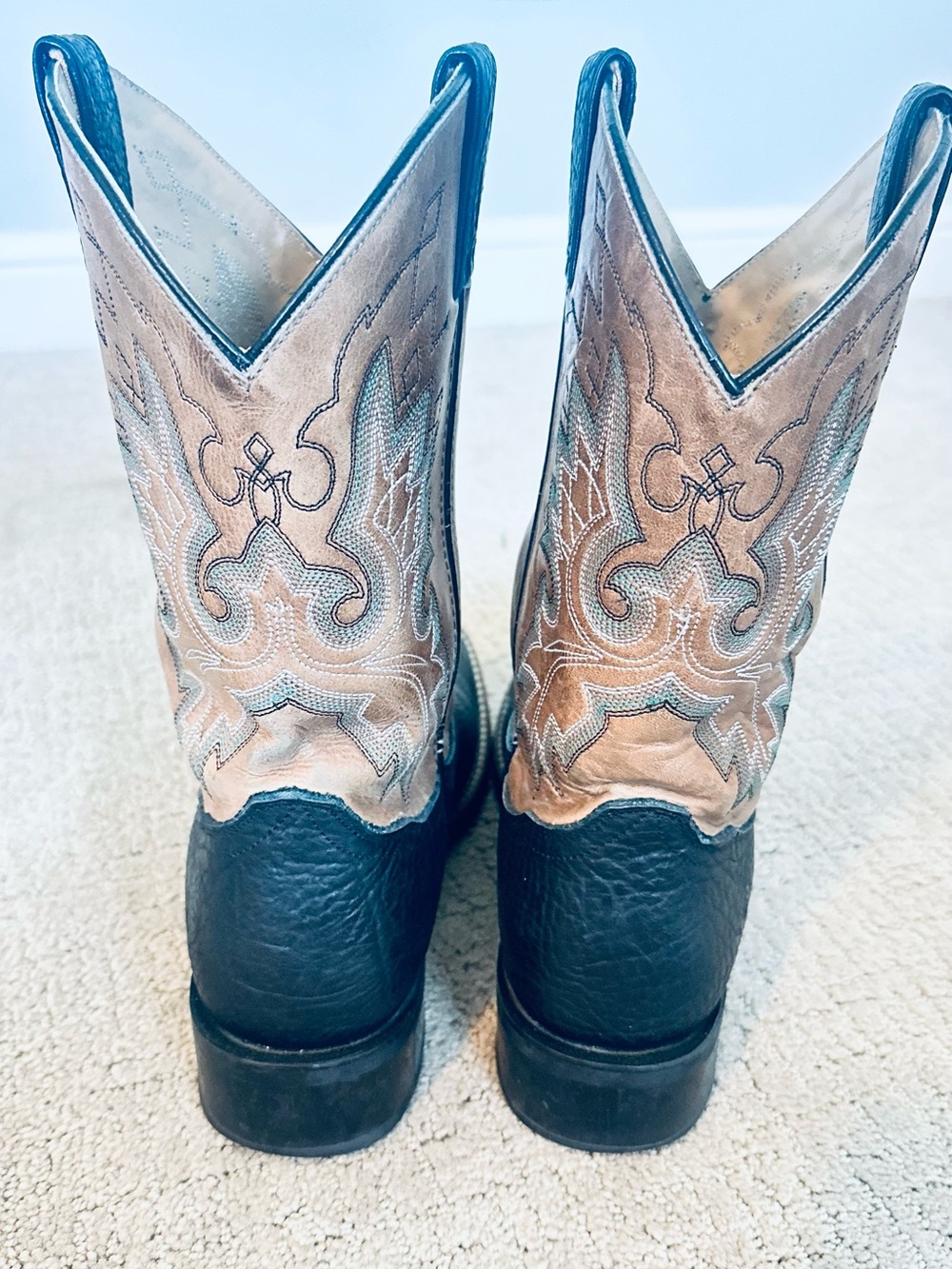 Double-H Men’s Western Cowboy Boots Size 9.5 D - Picture 2 of 4